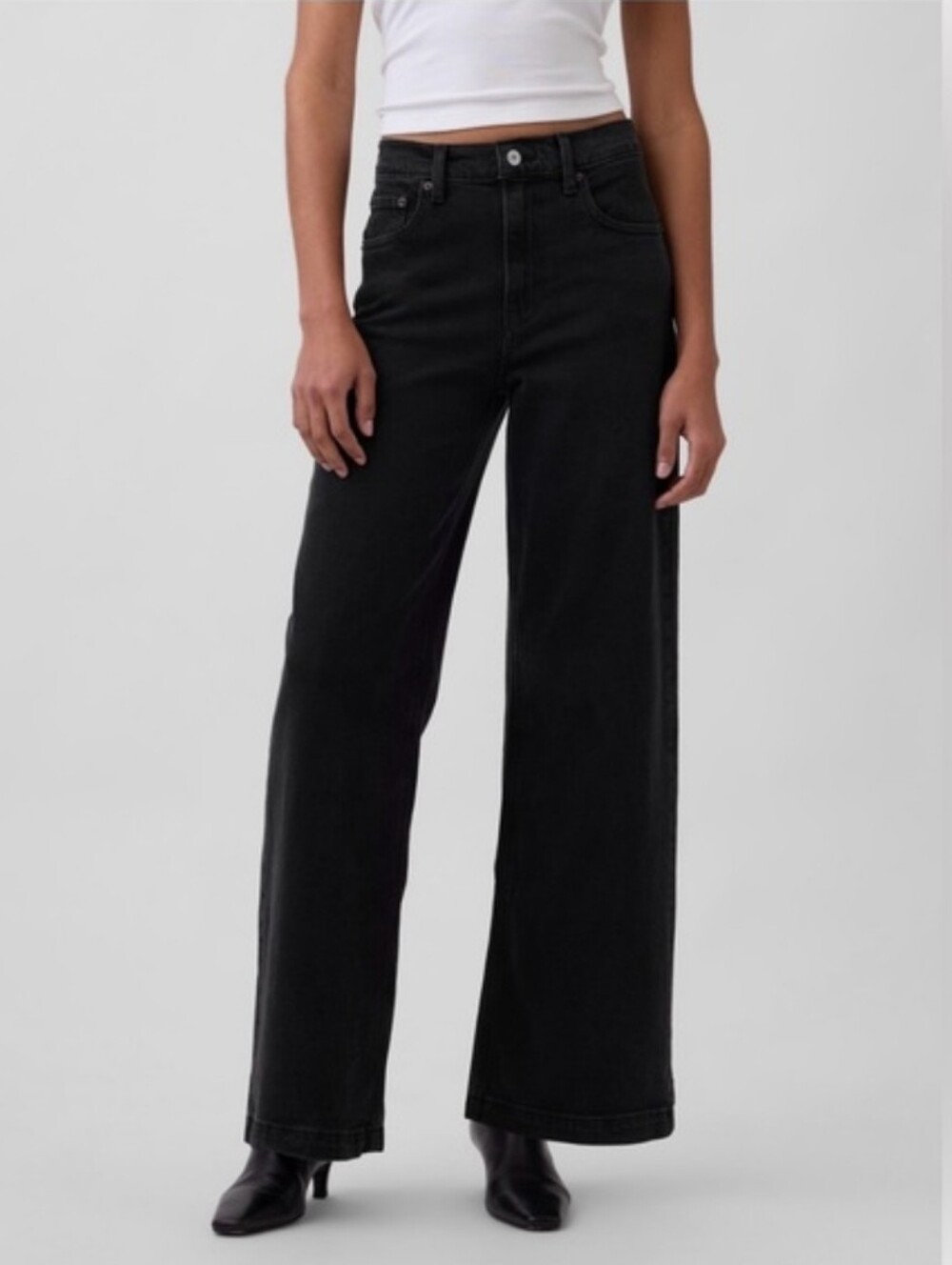 GAP high rise stride Wide-Leg Jeans - size 30 NWT